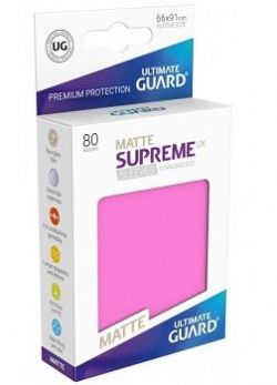 PROTÈGE CARTES SUPRÊME UX ROSE MAT 80UN